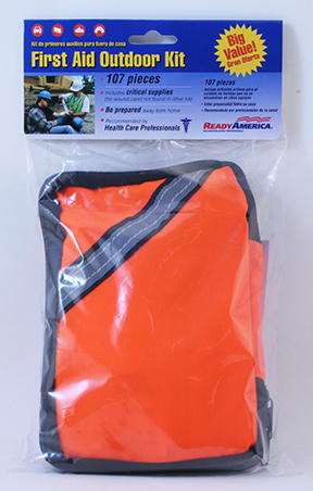 Outdoor First Aid Kit, 107 piece