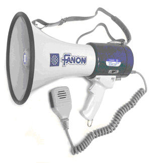 Bull Horn - 25 Watt with Detachable Microphone (1000 Yard Range)