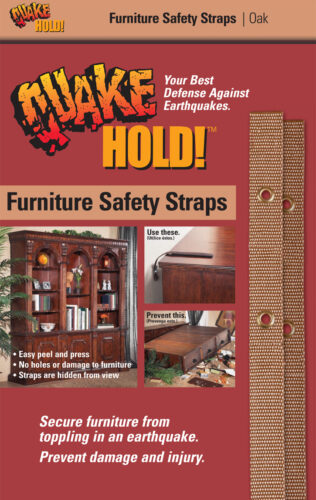 Quakehold Push Button Strut Strap - Heavy Duty 1200 Lb Safety Strap For Securing Equipment - View #6