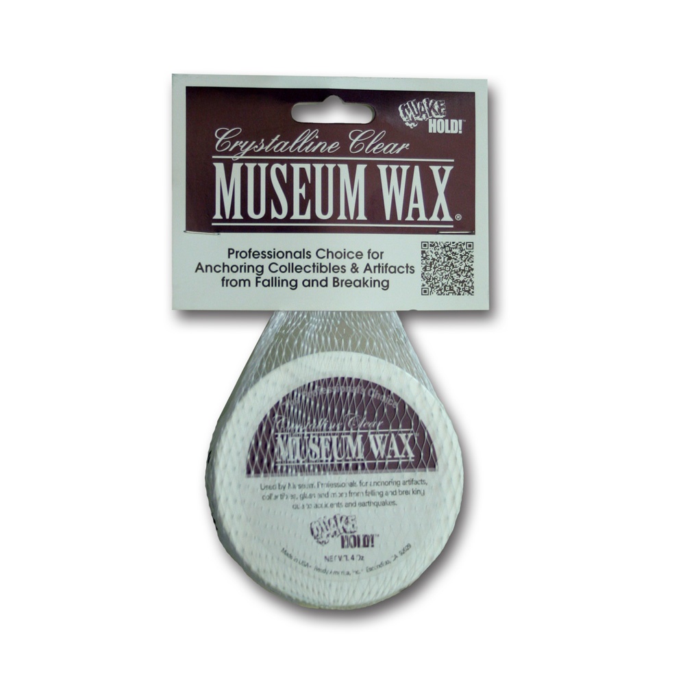 QuakeHOLD Crystalline Clear Museum Wax