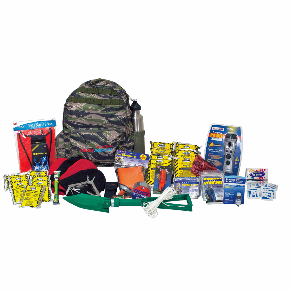 Deluxe Outdoor Survival Kit 4-Person