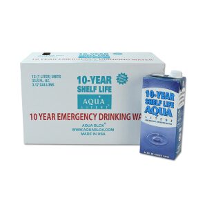 Case of 10-Year Shelf Life Aqua Literz
