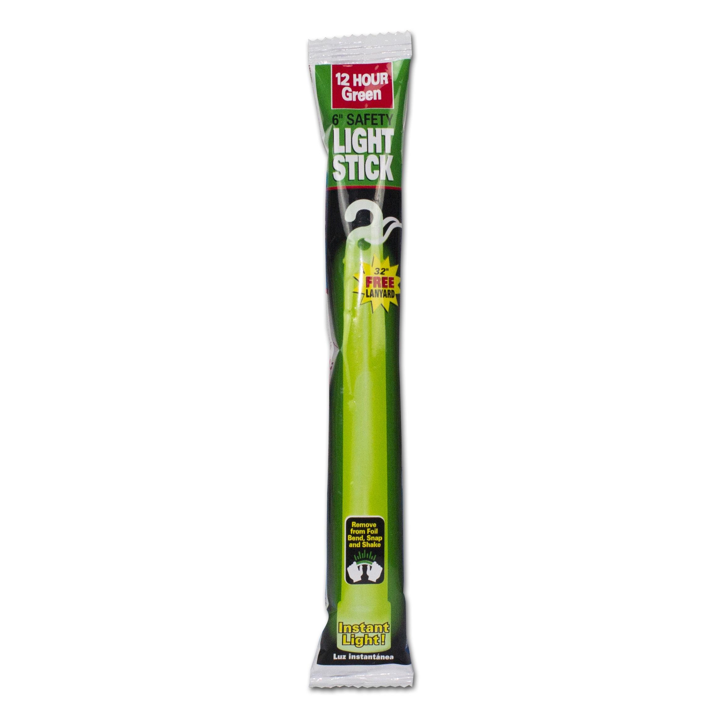 6 Mayday 12 Hour Light Sticks - Green