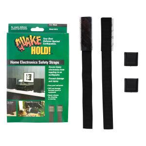 Quakehold! Furniture Strap Kit, Earthquake Fasteners for Disaster  Preparedness, Child Proof Safety Straps for RV, Home Office, Helps Prevent  Damage and Injury, Easy to Install, White - Securing Straps 