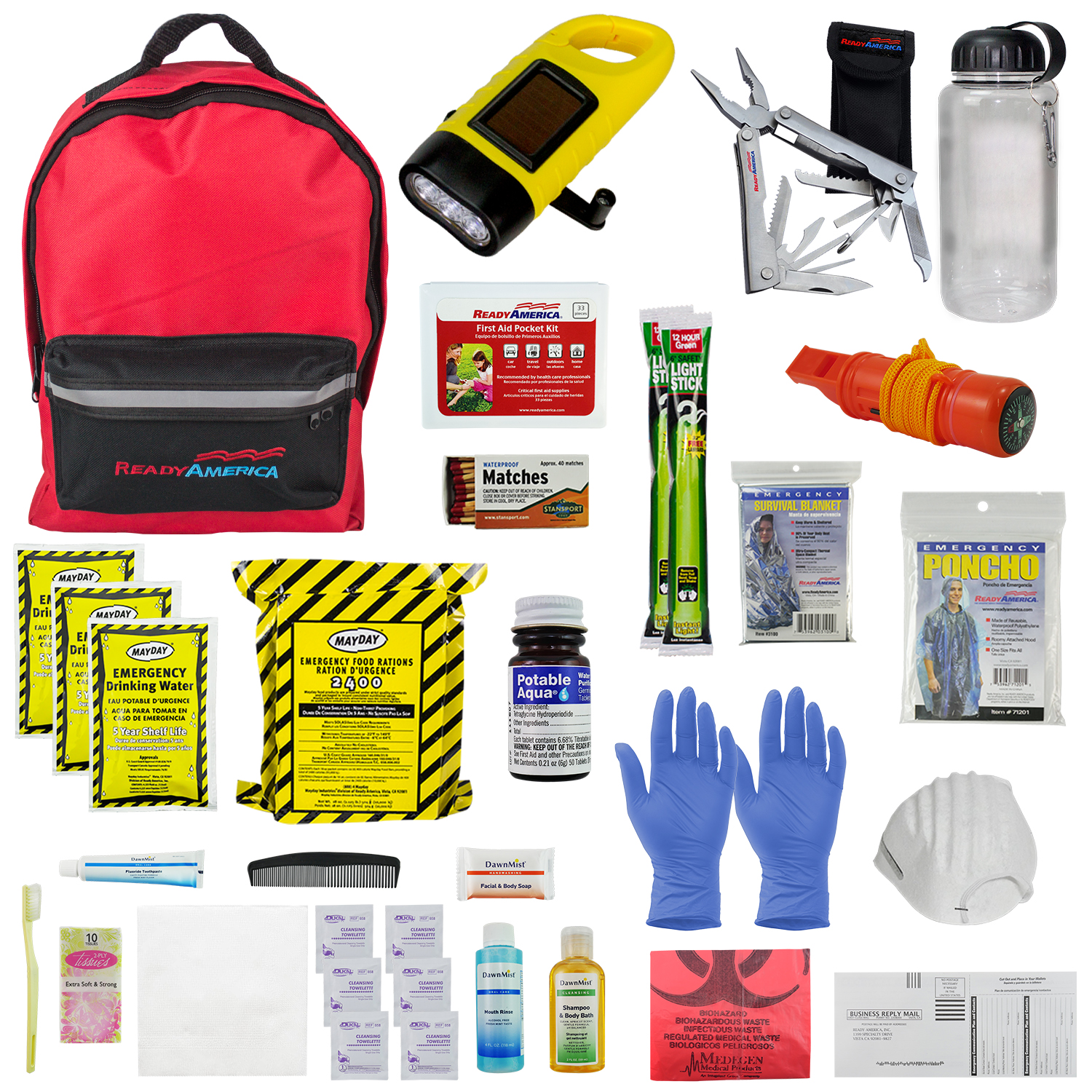 First Aid Kit, Car Emergency Kit, Outdoor Travel Rescue Kit