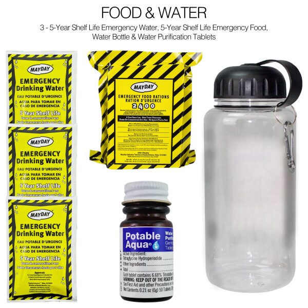 1 Person Deluxe Emergency Kit (3 Day Backpack) - Image 2