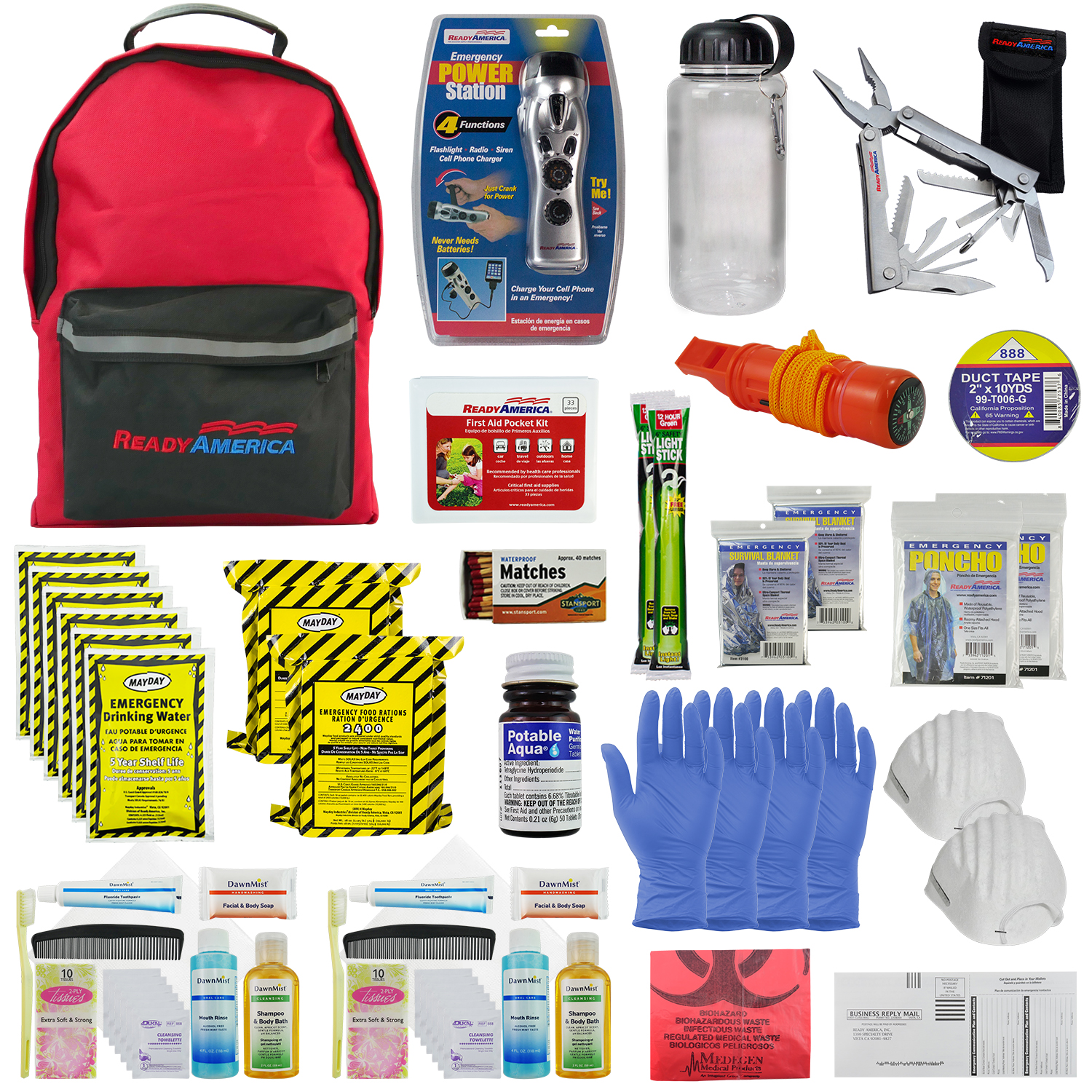 emergency travel kit items