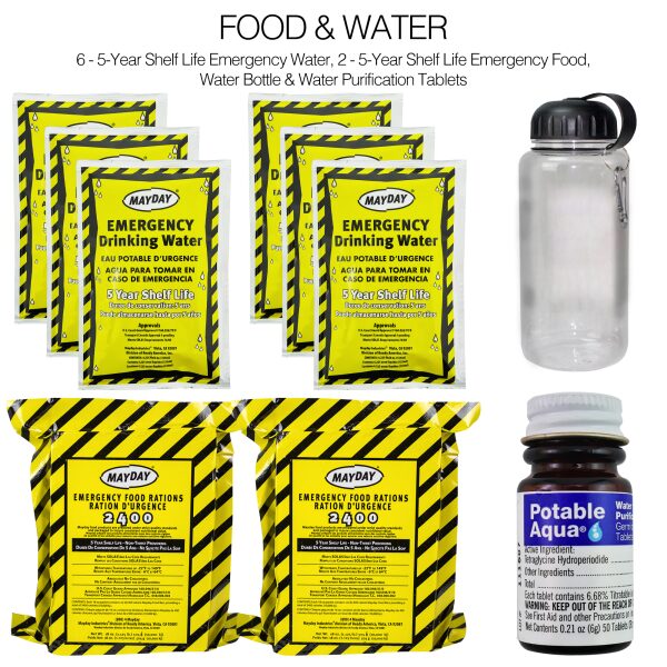 2 Person Deluxe Emergency Kit (3 Day Backpack) - Image 2
