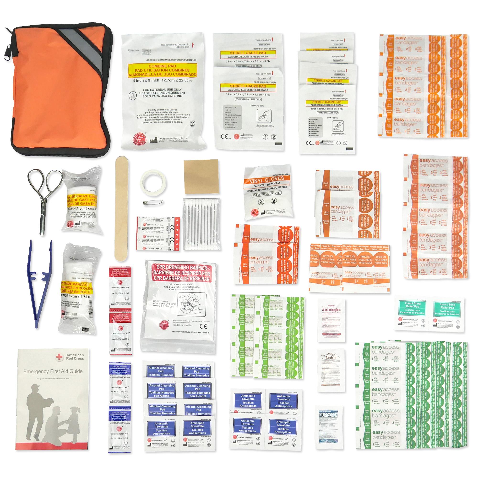 Outdoor First Aid Kit, 107 piece
