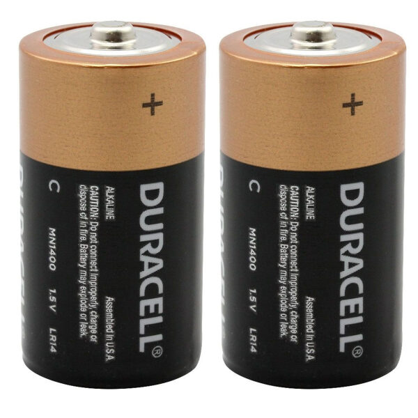 Duracell 10-Year Batteries, C Cell