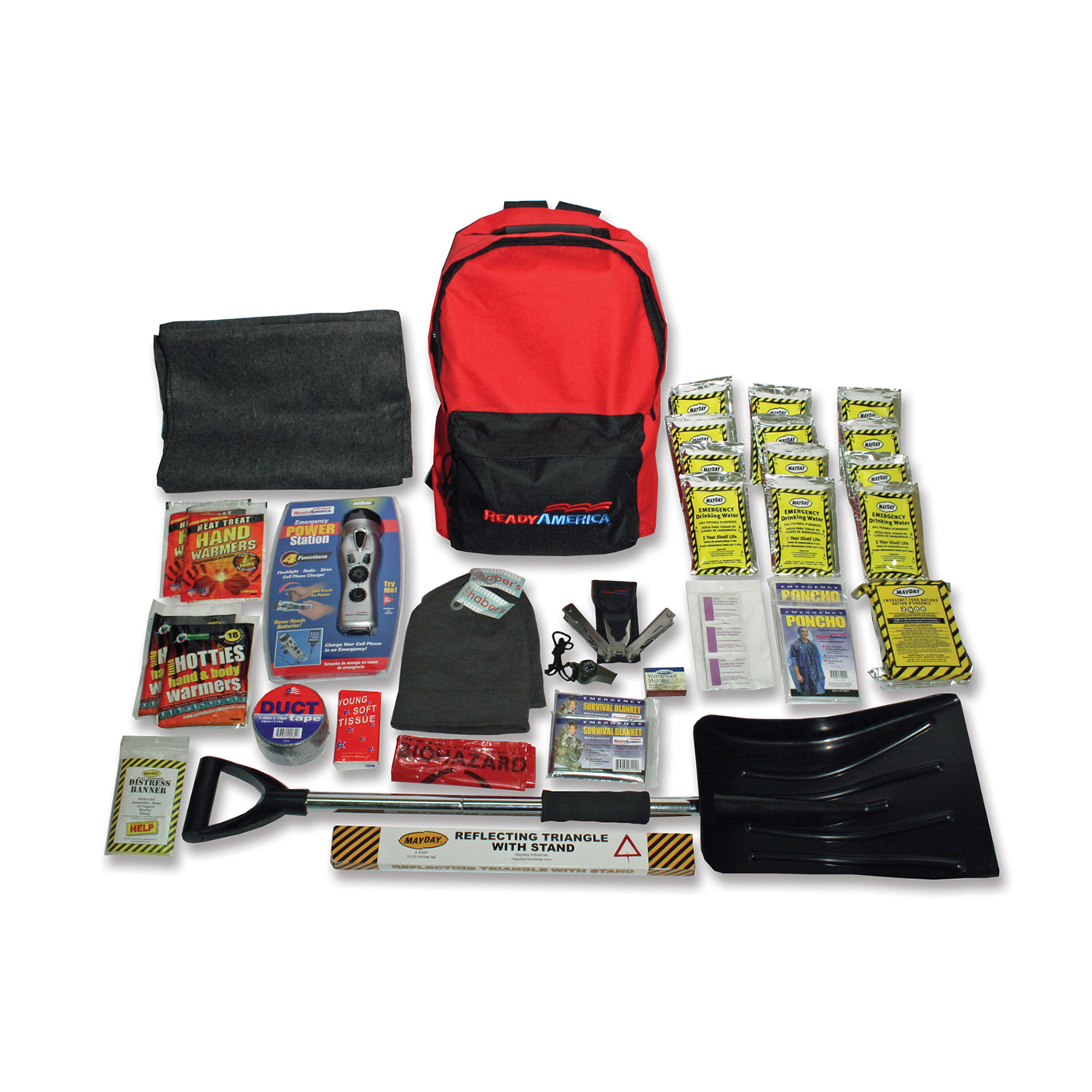 Ready America 70211 2 Person Outdoor Survival Kit 