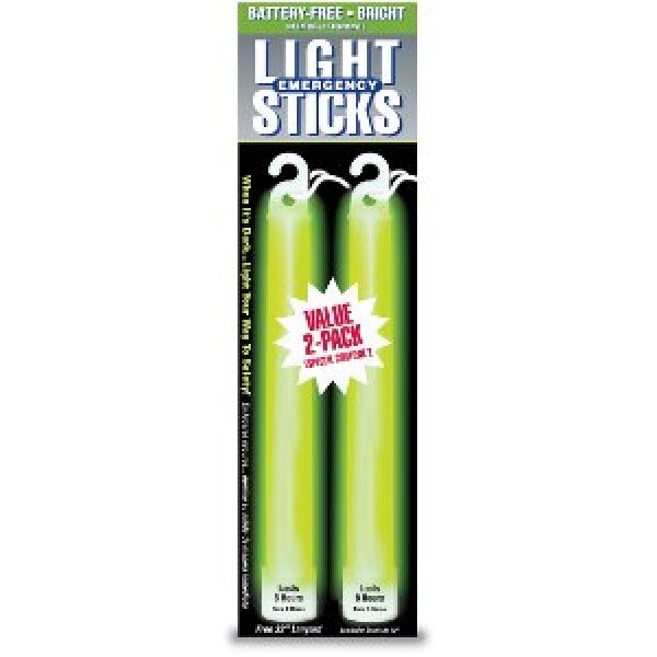 8 Hour Green Lightstick with Lanyard (2 Pack)