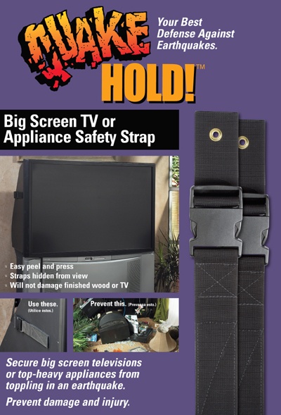 QuakeHOLD! Big Screen and Appliance Strap