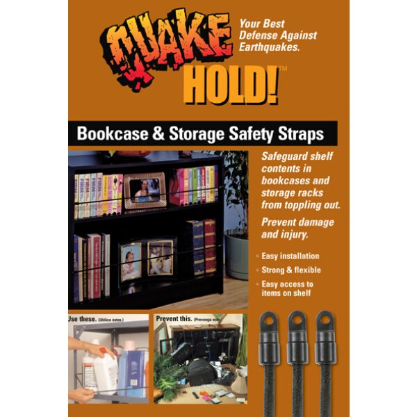 QuakeHOLD! Bookcase and Storage Strap