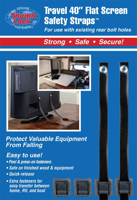 Travel 40 Flat Screen Safety Straps