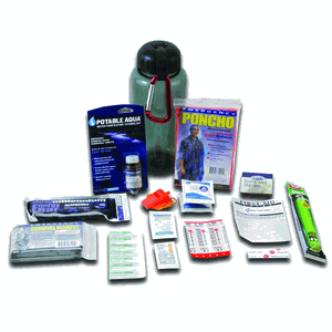 Water Bottle Survival Kit, Deluxe