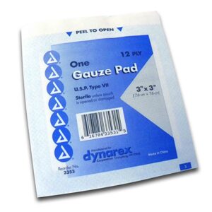 3'' x 3'' Sterile Gauze Pad