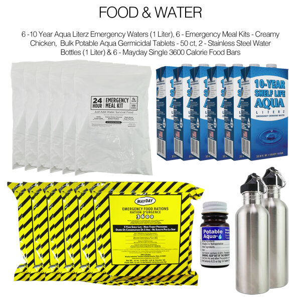 2 Person Shelter in Place Kit (12 Day Backpack) - Image 3