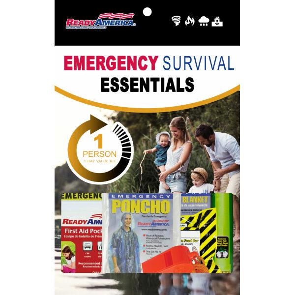 Emergency Survival Essentials 1 Person 1 Day Value Kit - Image 2