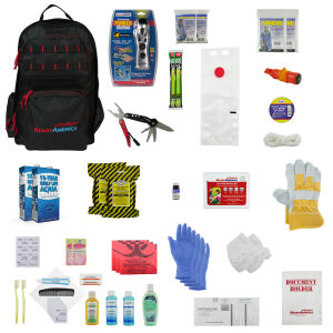 2 Person Professional Emergency Kit (3 Day Backpack) 10 Year Shelf Life Food & Water