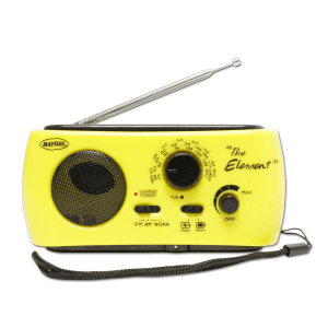 "The Element" Solar/ Dynamo/ AM/FM Radio with NOAA