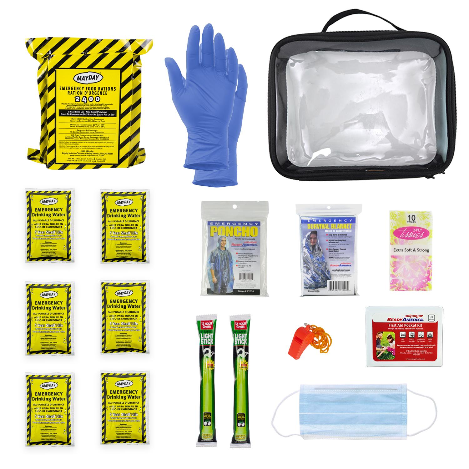 Compact 1-Person, 3-Day Survival Kit - Ready America