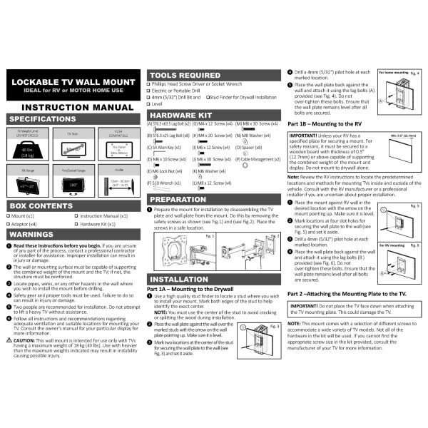 40" Travel TV Mount - Image 2
