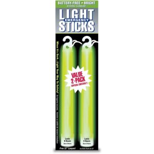 8 Hour Green Lightstick with Lanyard (2 Pack)