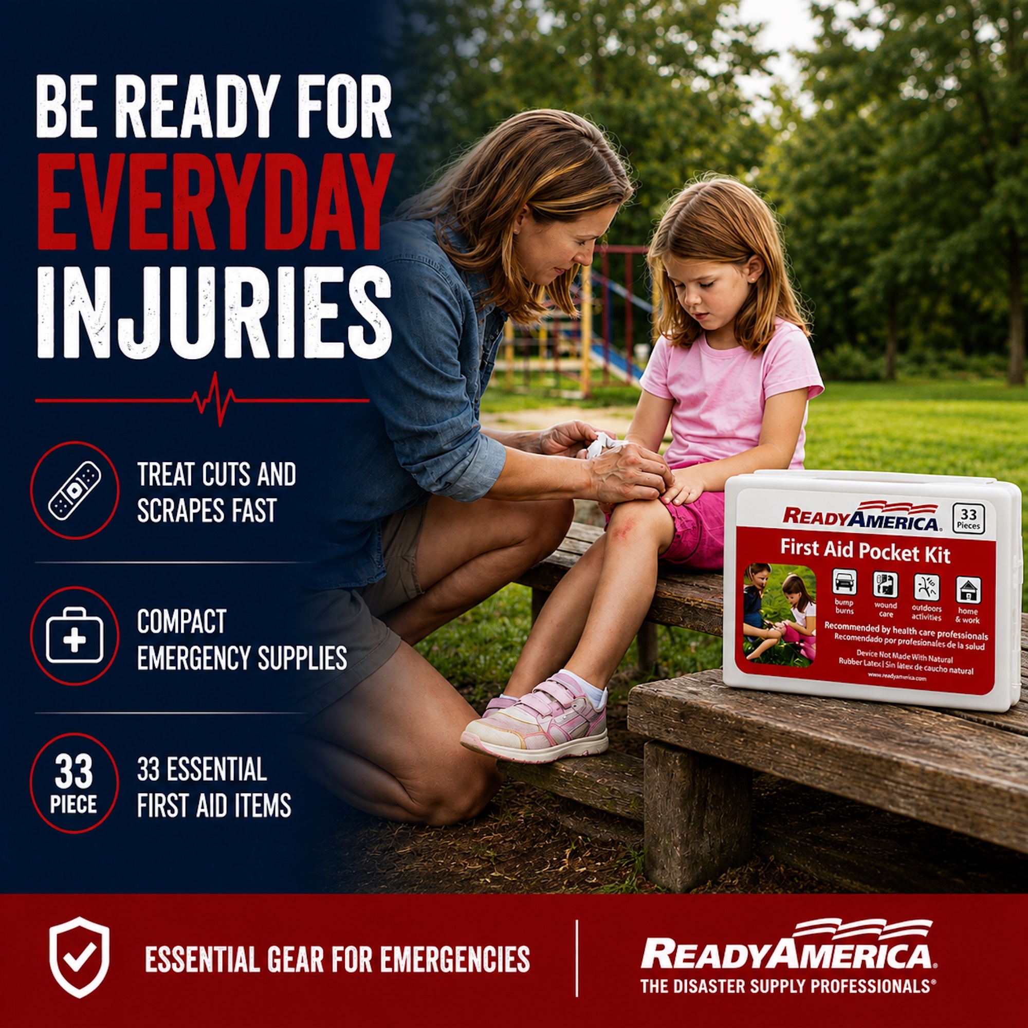 First Aid Kit, 33 piece - Image 3
