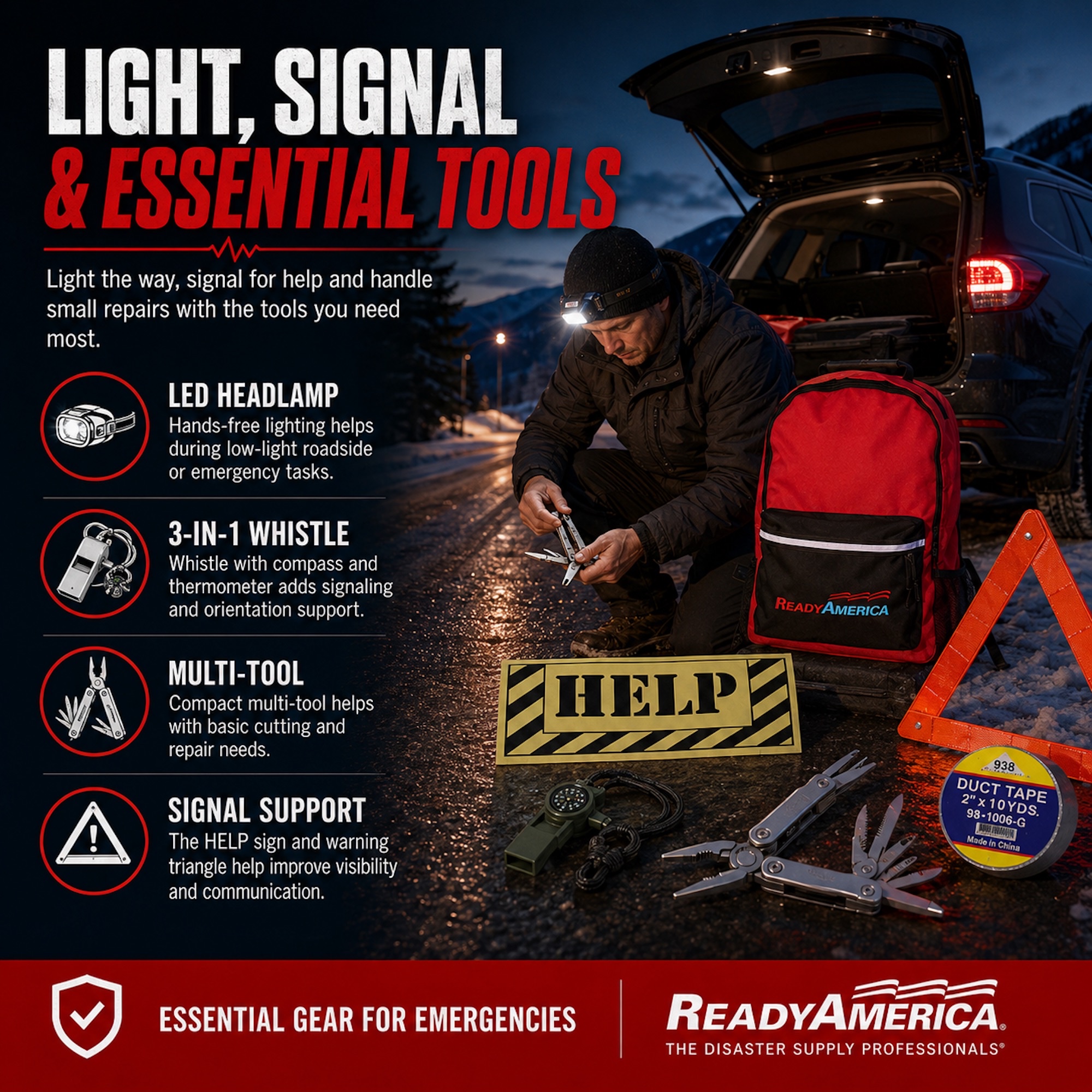 1 Person Cold Weather Survival Kit (3 Day Backpack) - Image 6