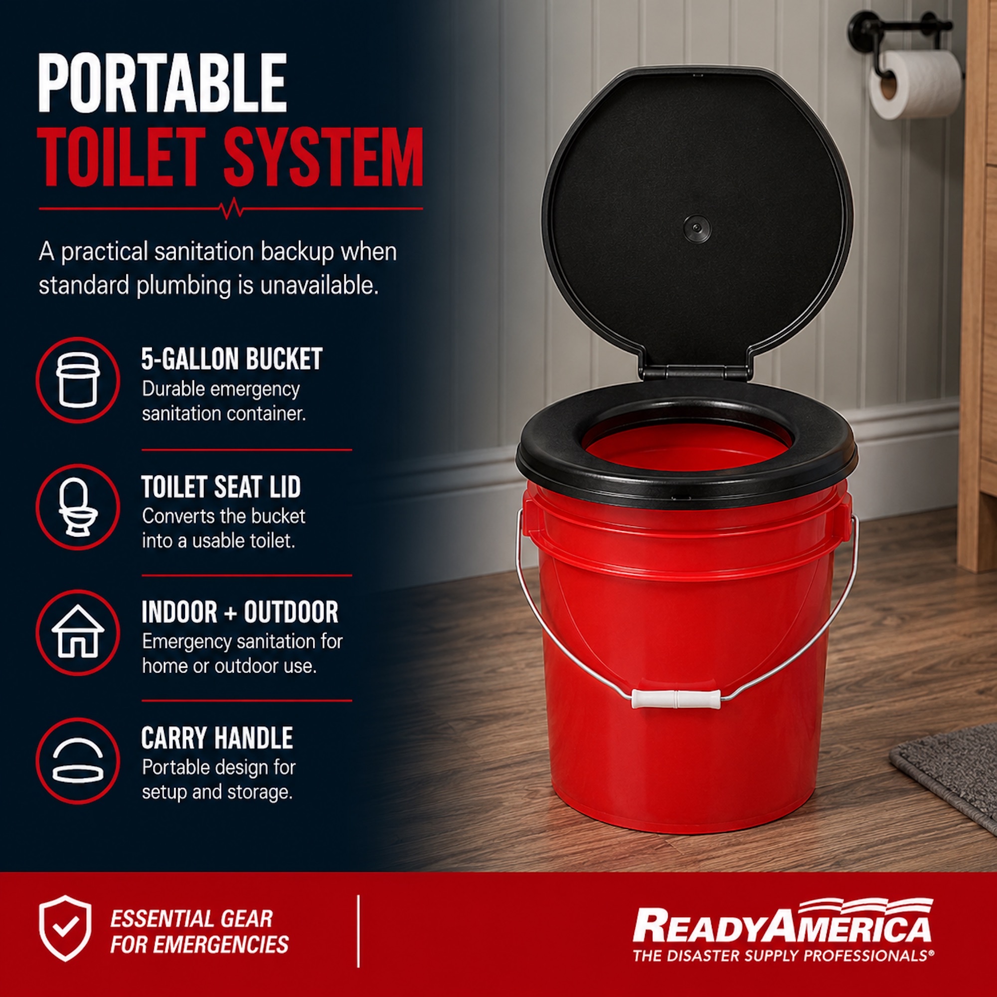 1-4 Person Lockdown Toilet Kit - Image 3