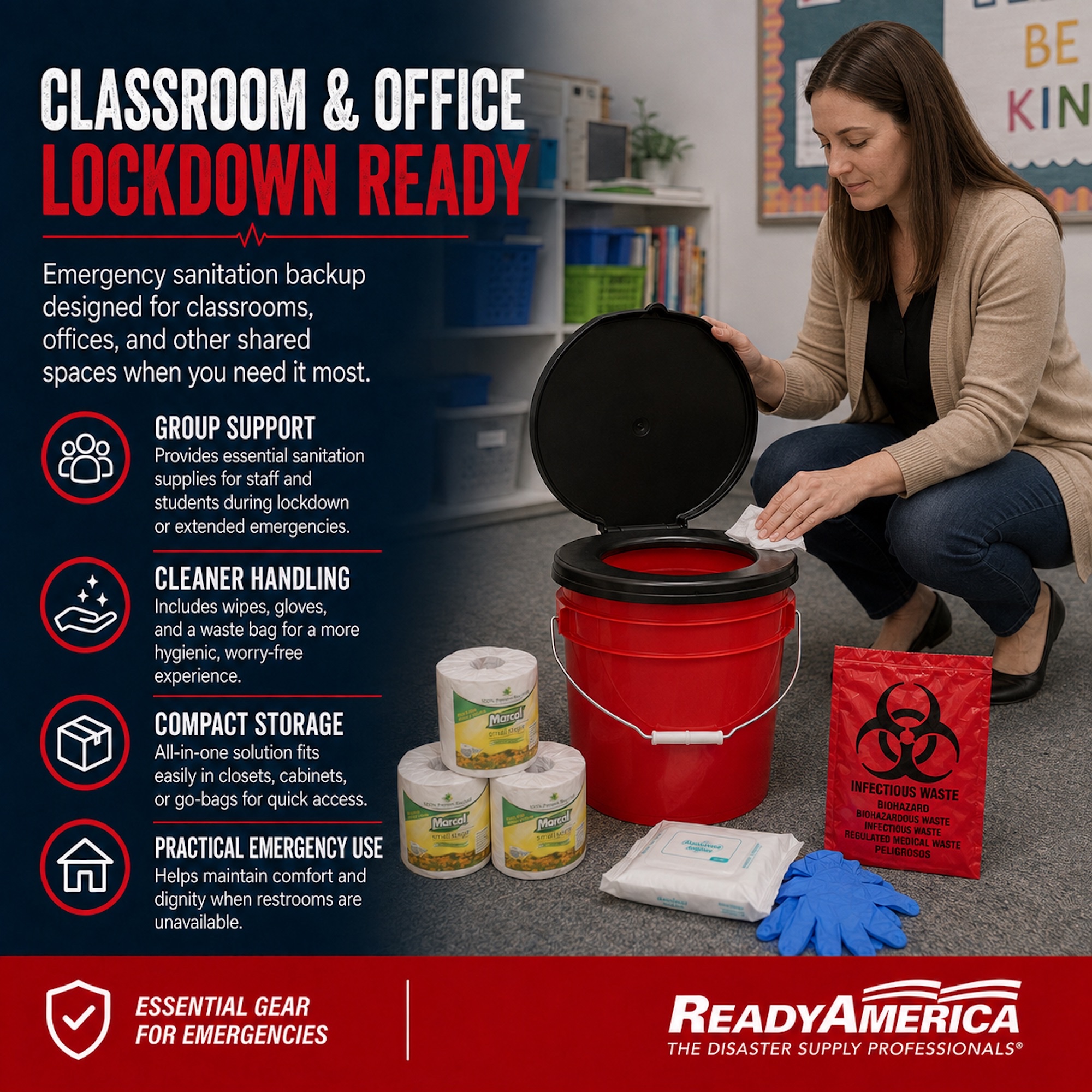 4-10 Person Lockdown Toilet Kit - Image 4