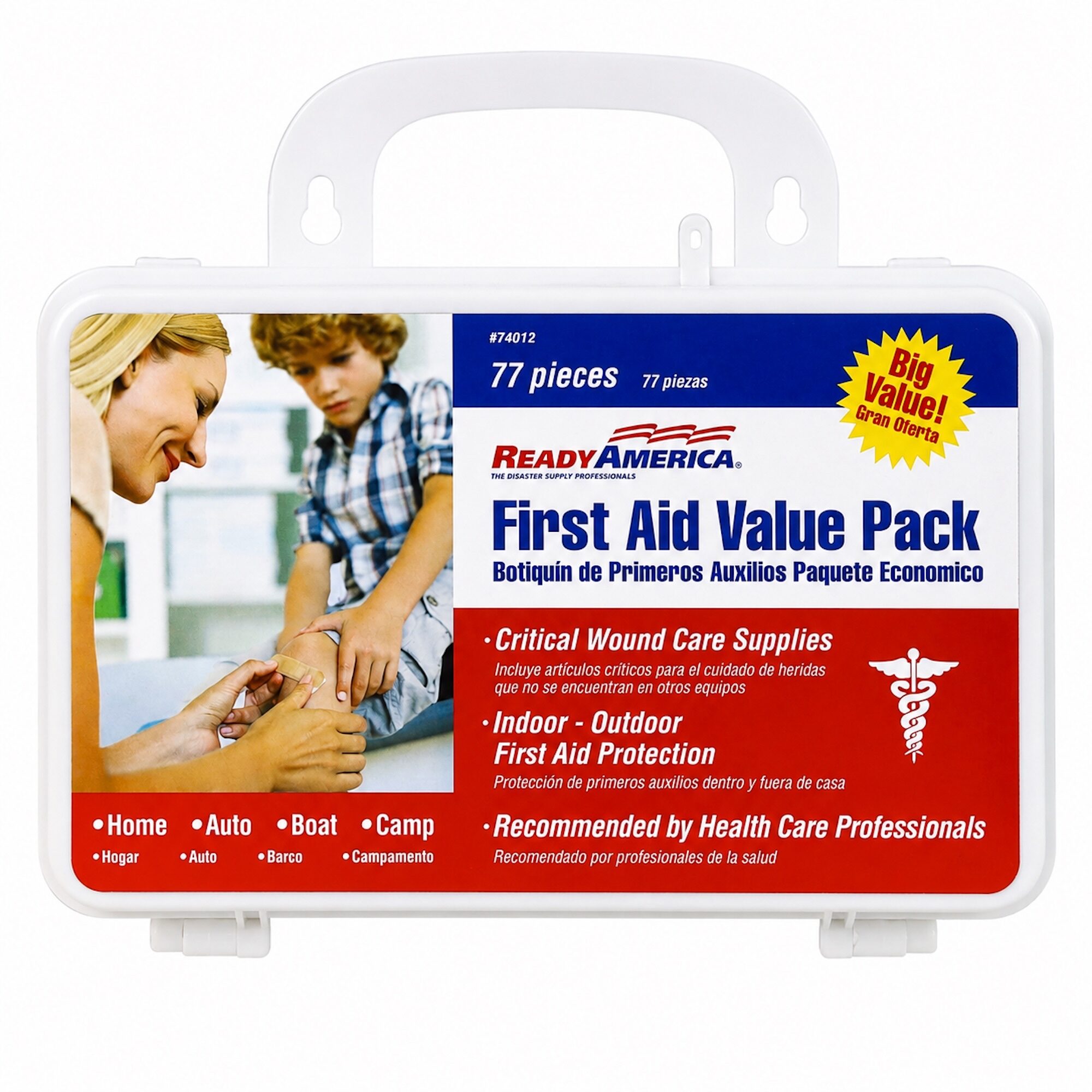 First Aid Value Pack, 77 piece