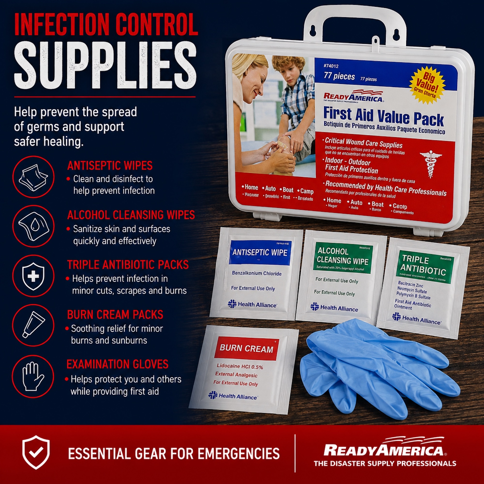 First Aid Value Pack, 77 piece - Image 5