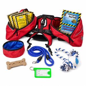 Large Dog Evacuation & Emergency Saddle Bag