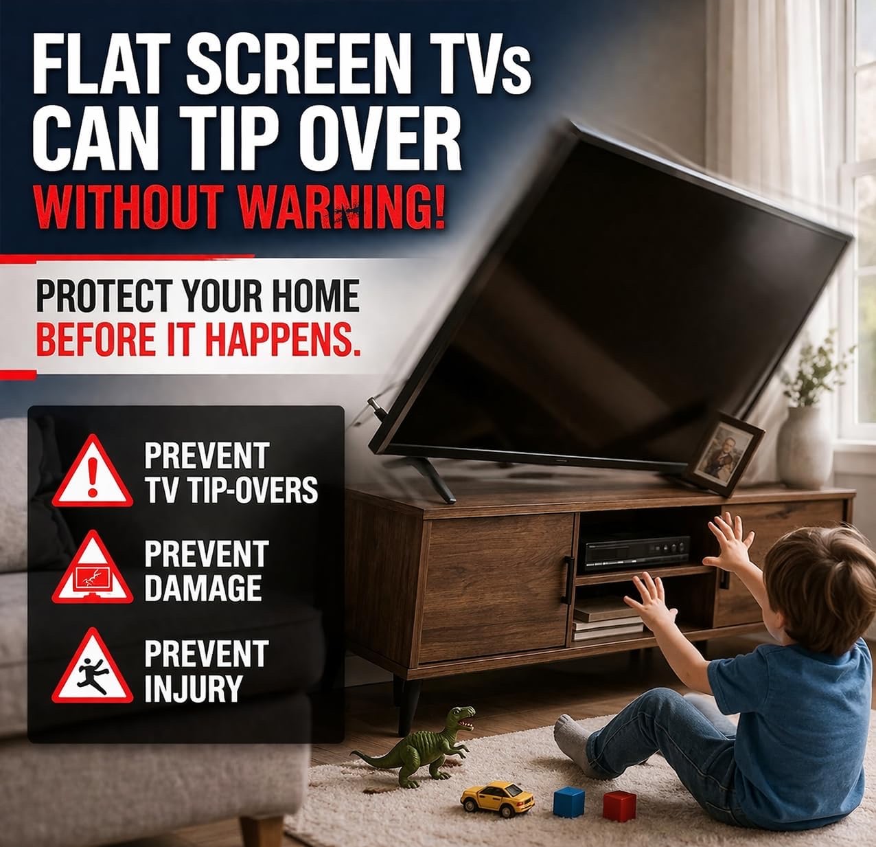 Universal Flat Screen Safety Strap - Image 2