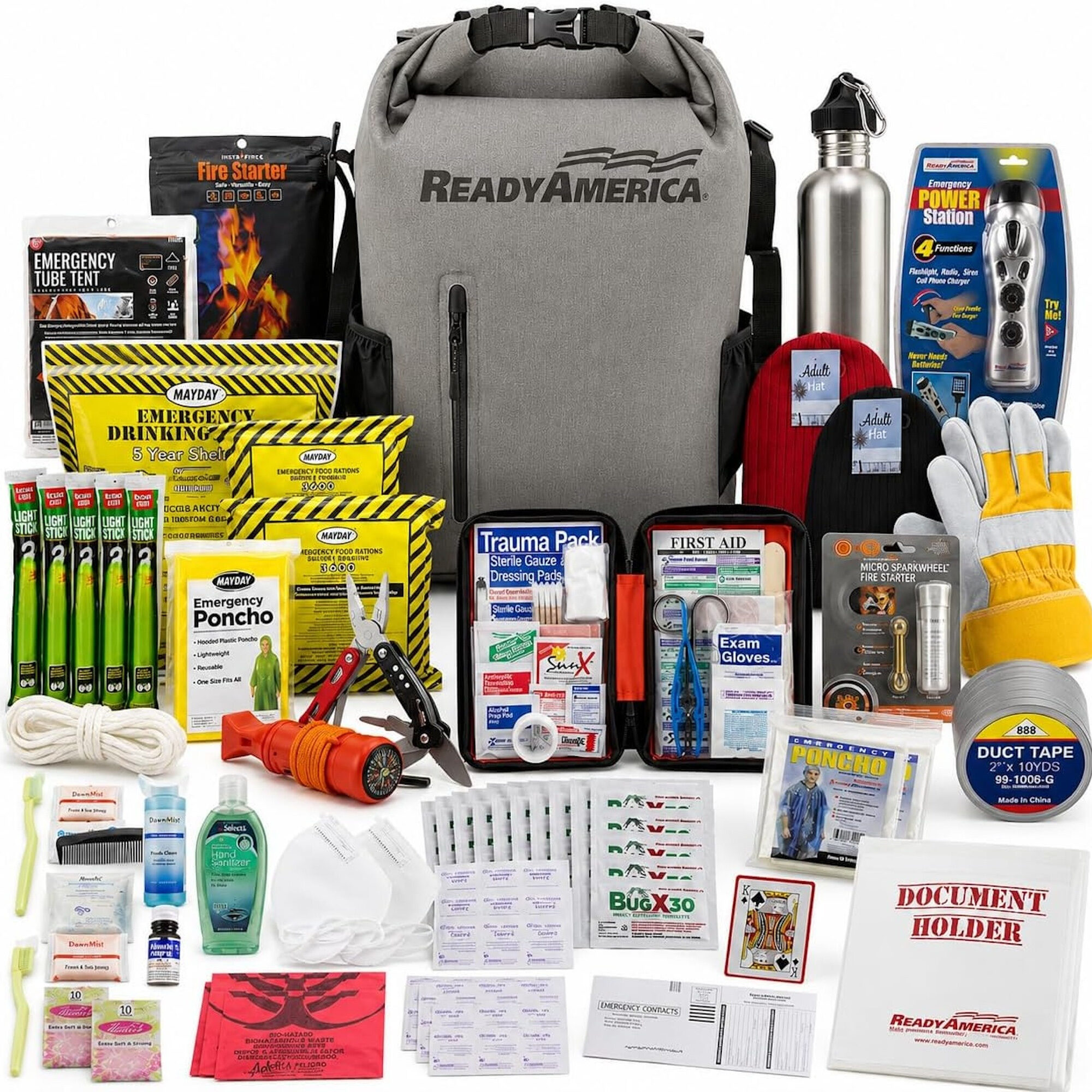 2 Person Deluxe Dry Bag Kit (3 Day Dry-Pack)