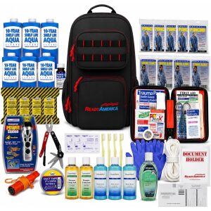 4 Person Professional Emergency Kit (3 Day Backpack) 10 Year Shelf Life Food & Water