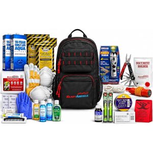 2 Person Professional Emergency Kit (3 Day Backpack) 10 Year Shelf Life Food & Water