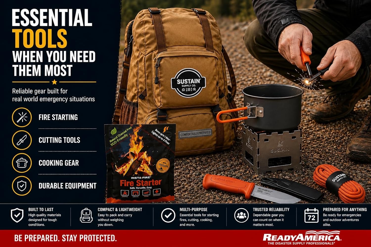 Sustain Supply Comfort Kit 4 Person - Image 4