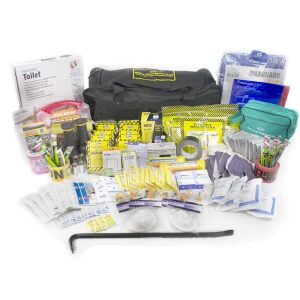 10 Person Deluxe Office Emergency Kit on Wheels